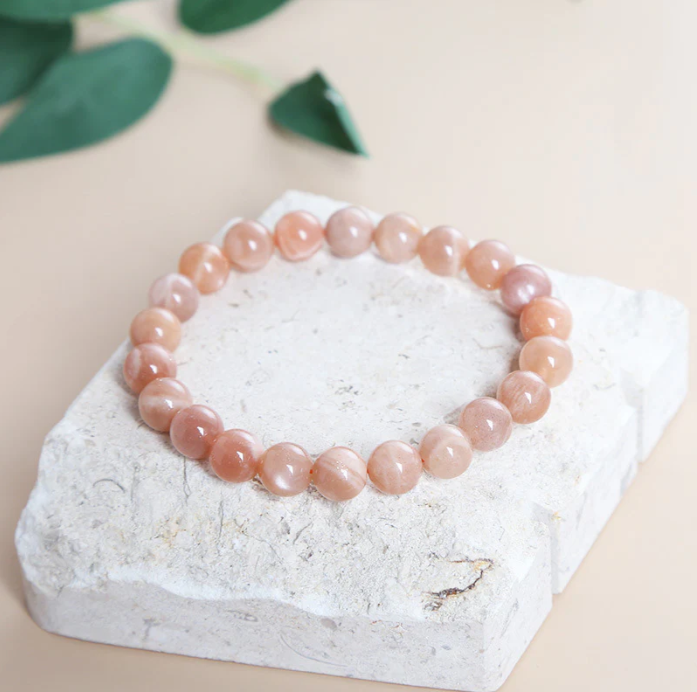 Natural Red Sunstone Bracelet