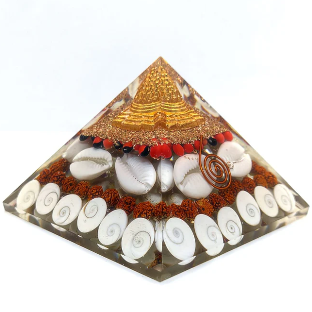 Shree Yantra Gomti Chakra Orgone Pyramid