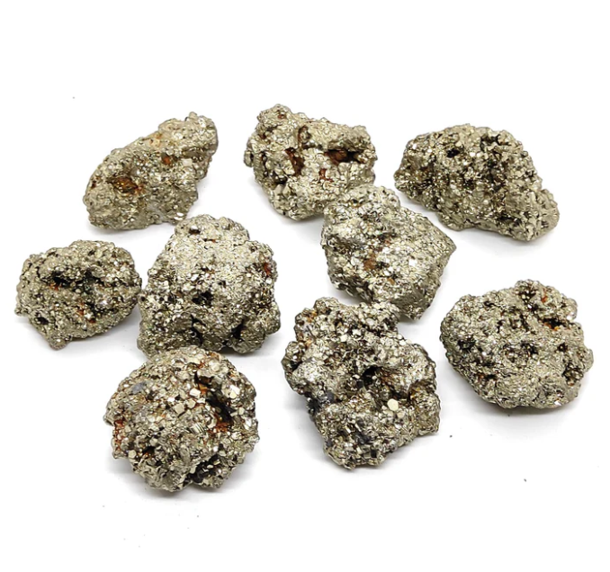 Raw Pyrite Cluster