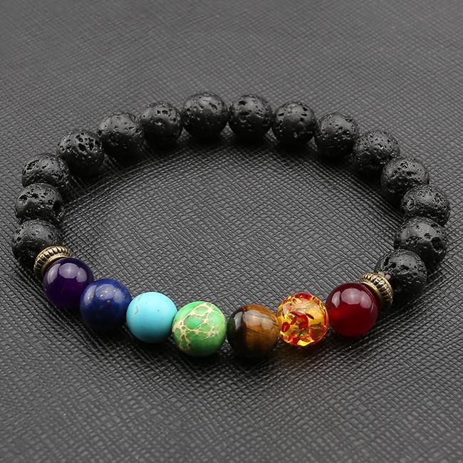 Natural 7 Chakra Stone Bracelet